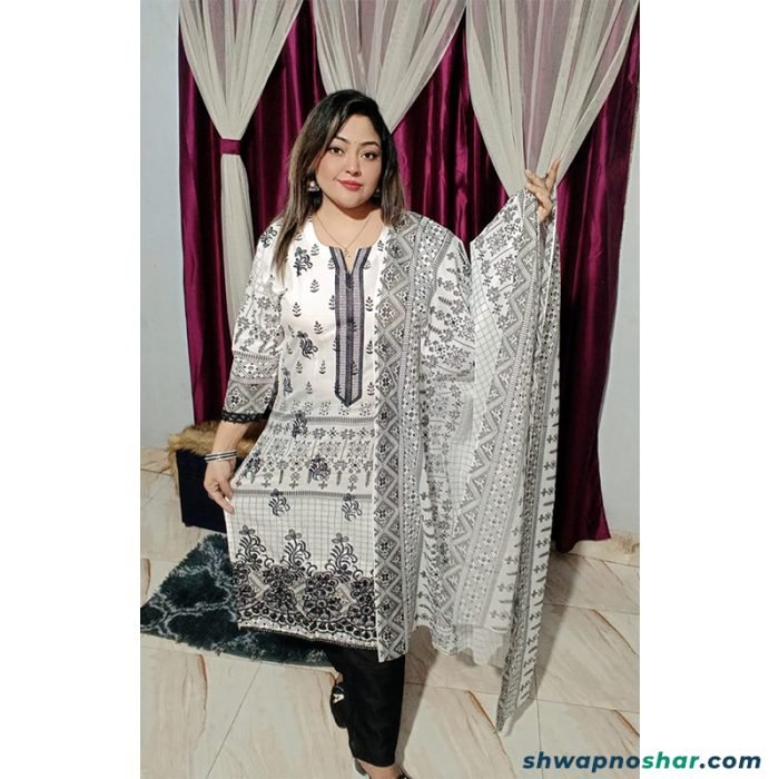 Sadabahar Cotton 3 Piece